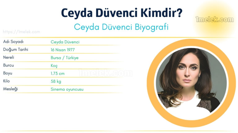 ceyda duvenci kac kilo boyu kac nereli kac yasinda esi kimdir