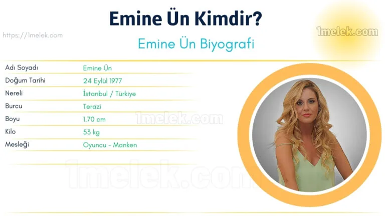emine un kac kilo boyu kac nereli kac yasinda esi kimdir
