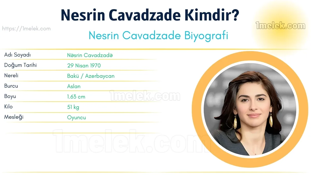 Nesrin Cavadzade – Kaç Kilo, Boyu Kaç, Nereli, Kaç Yaşında, Kimdir ?