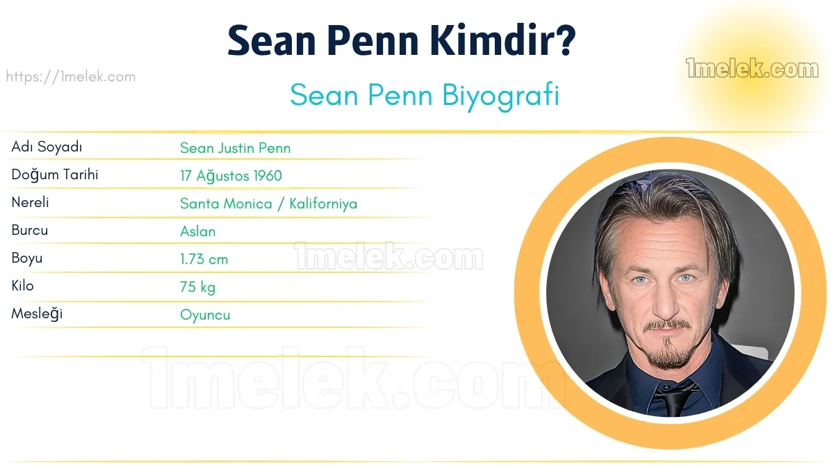 Sean Penn – Kaç Kilo, Boyu Kaç, Nereli, Kaç Yaşında, Kimdir ?