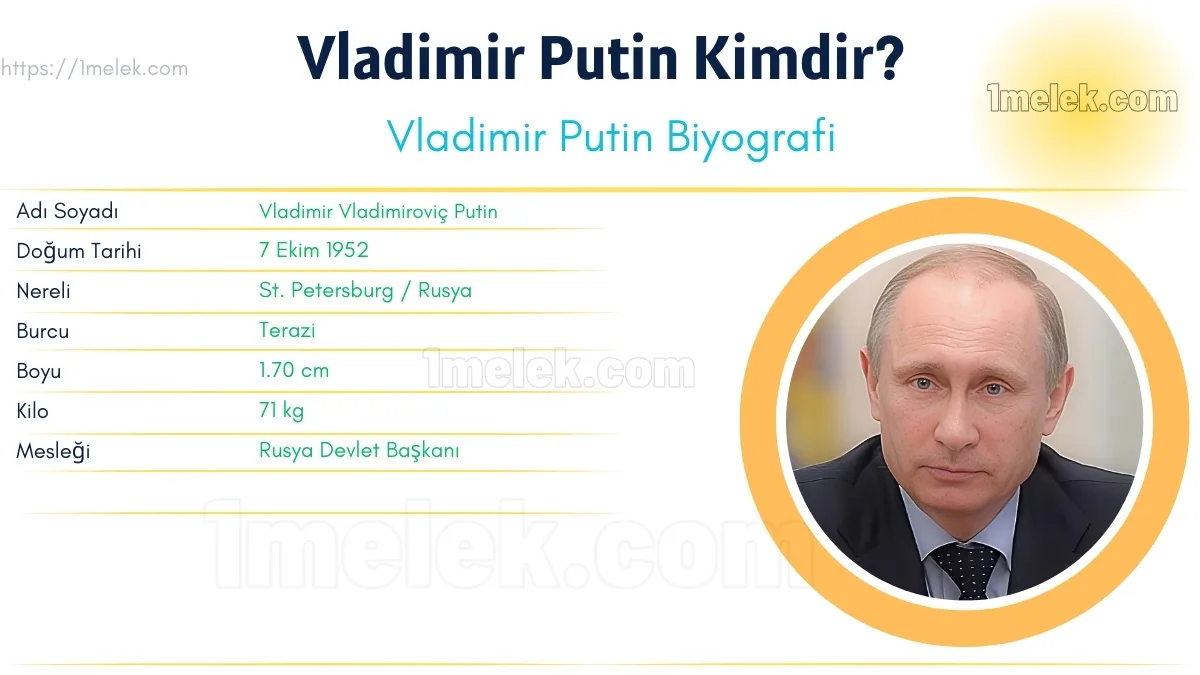 Vladimir Putin – Kaç Kilo, Boyu Kaç, Nereli, Kaç Yaşında, Eşi Kimdir ?