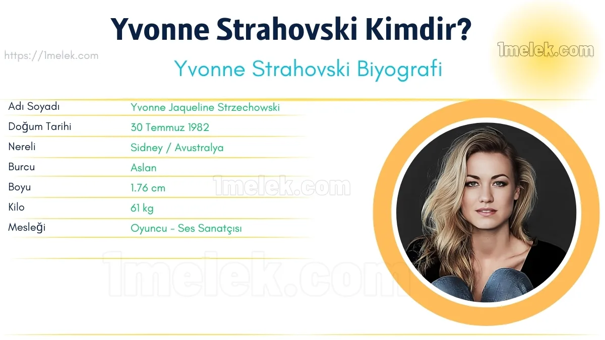 Yvonne Strahovski – Kaç Kilo, Boyu Kaç, Nereli, Kaç Yaşında, Kimdir ?