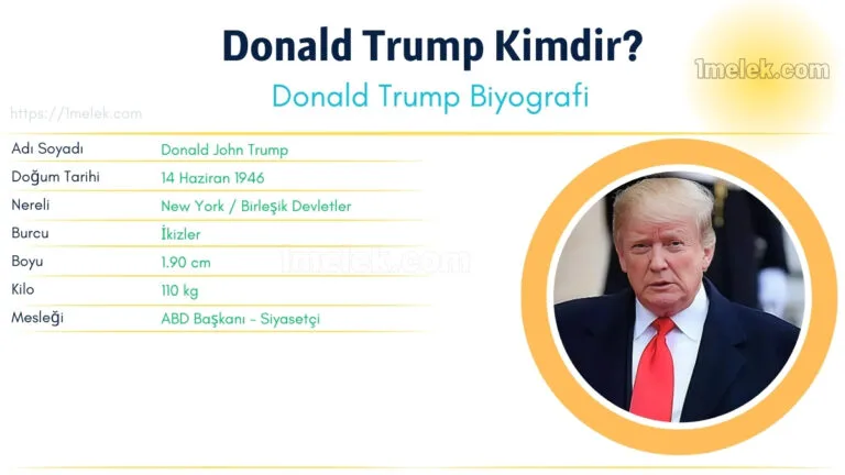 donald trump kac kilo boyu kac nereli kac yasinda esi kimdir