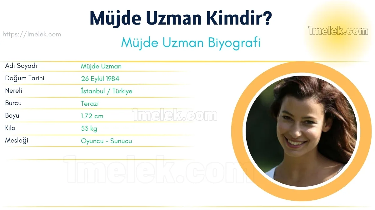 Müjde Uzman – Kaç Kilo, Boyu Kaç, Nereli, Kaç Yaşında, Kimdir ?