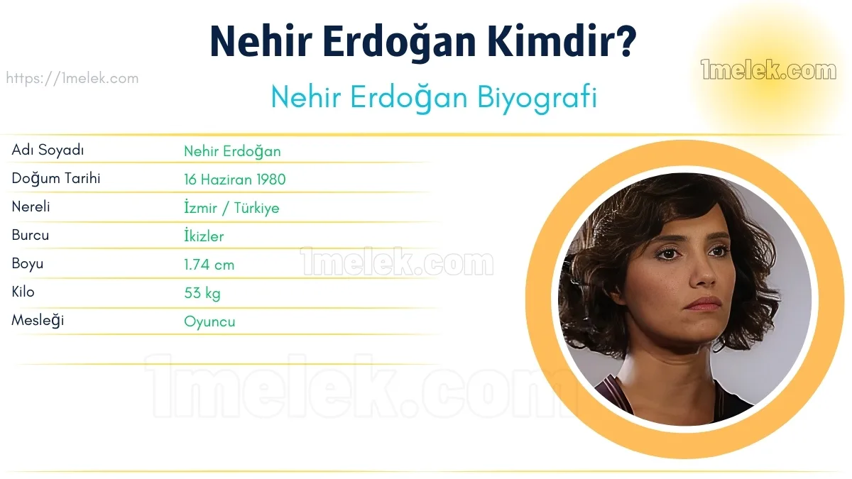 Nehir Erdoğan – Kaç Kilo, Boyu Kaç, Nereli, Kaç Yaşında, Kimdir ?
