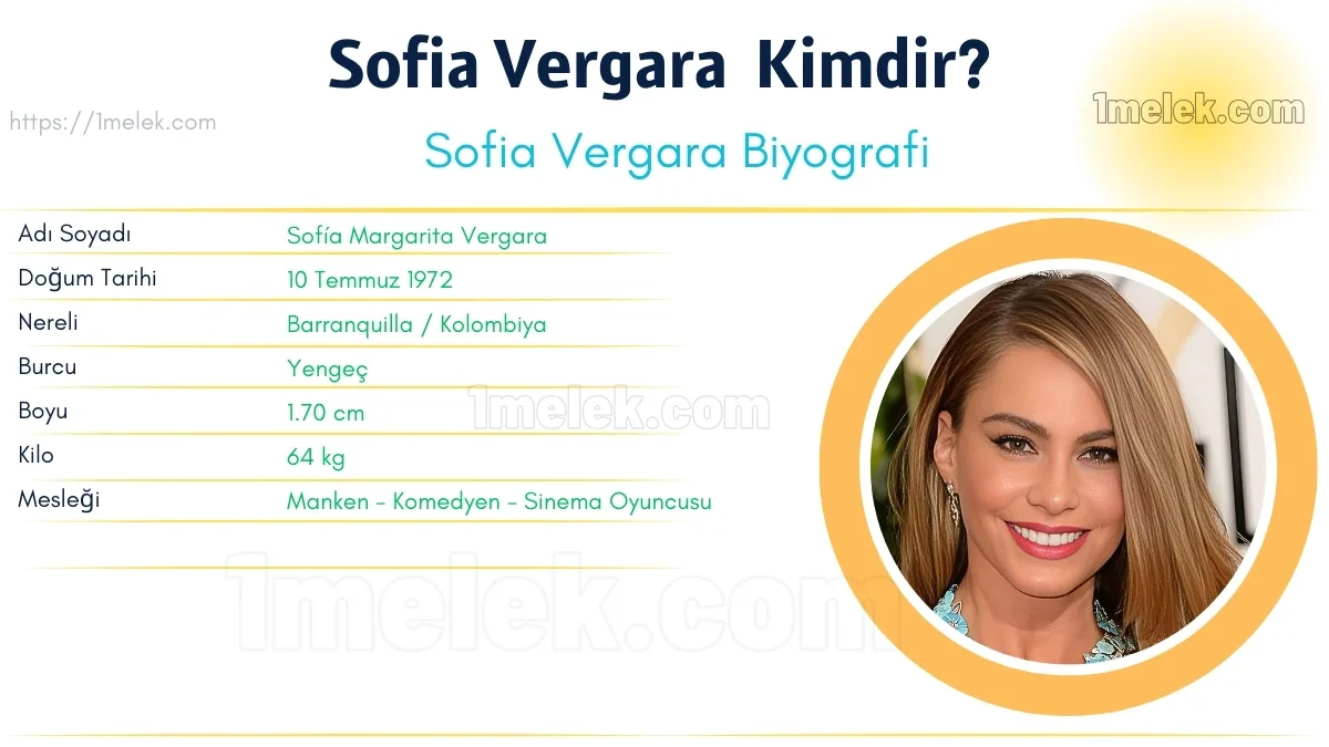 Sofia Vergara – Kaç Kilo, Boyu Kaç, Nereli, Kaç Yaşında, Kimdir ?
