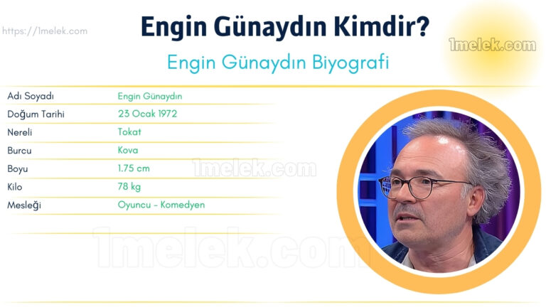 engin gunaydin kac kilo boyu kac nereli kac yasinda esi kimdir