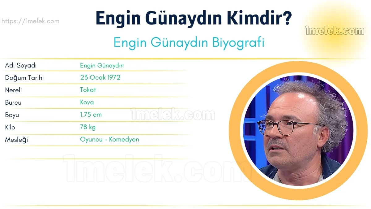Engin Günaydın – Kaç Kilo, Boyu Kaç, Nereli, Kaç Yaşında, Kimdir ?