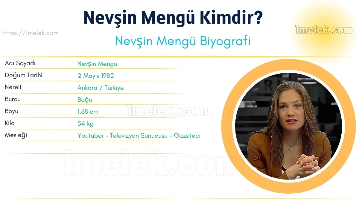 Nevşin Mengü – Kaç Kilo, Boyu Kaç, Nereli, Kaç Yaşında, Kimdir ?