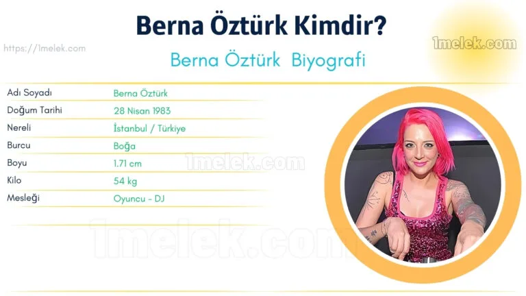 berna ozturk kilo boyu kac nereli kac yasinda esi kimdir