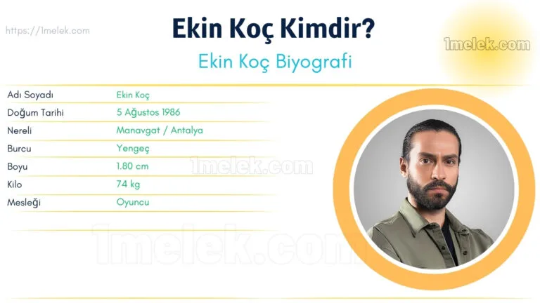 Ekin Koç - Kaç Kilo, Boyu Kaç, Nereli, Kaç Yaşında, Sevgilisi Kimdir ?