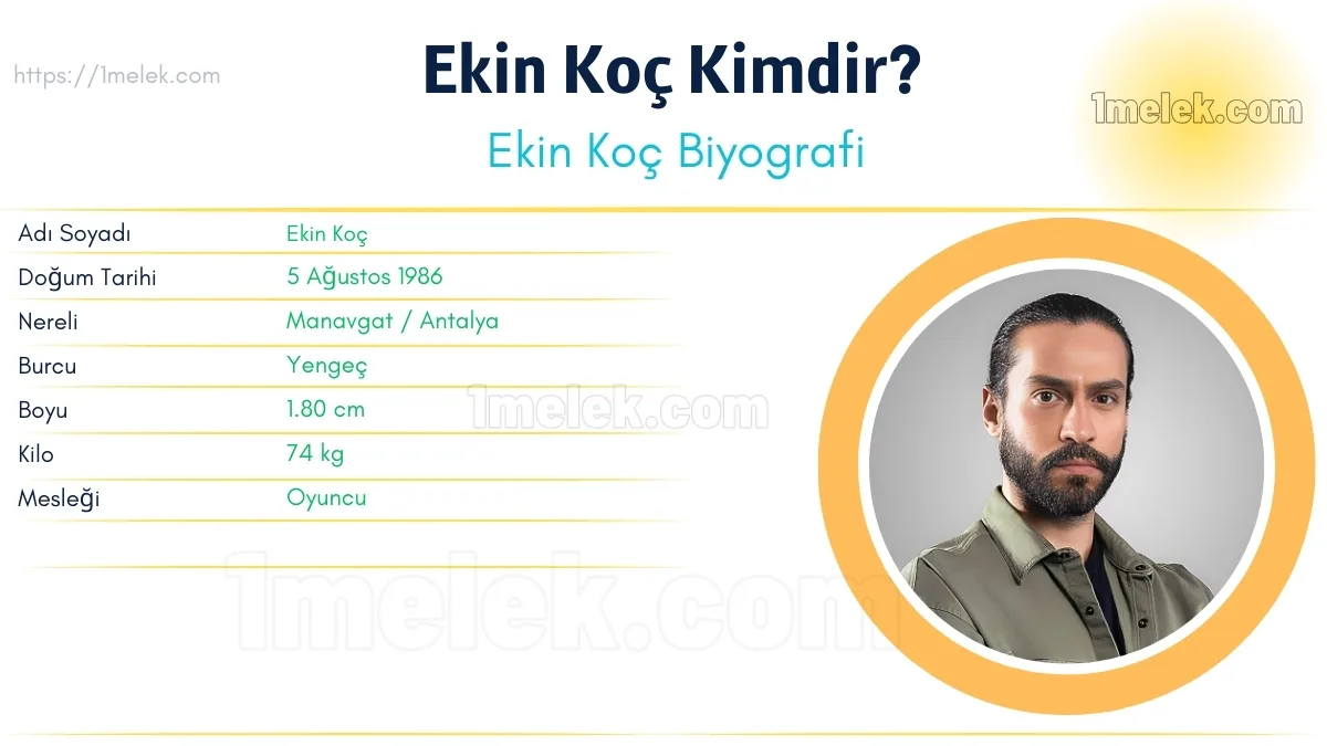 Ekin Koç – Kaç Kilo, Boyu Kaç, Nereli, Kaç Yaşında, Kimdir ?