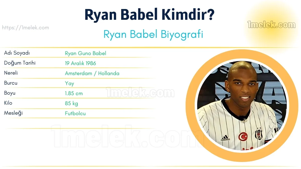 Ryan Babel – Kaç Kilo, Boyu Kaç, Nereli, Kaç Yaşında, Kimdir ?