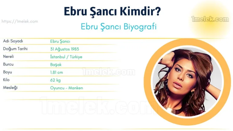 ebru sanci kac kilo boyu kac nereli kac yasinda esi kimdir
