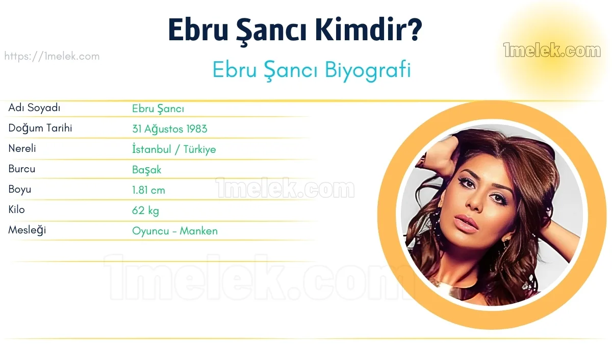 ebru sanci kac kilo boyu kac nereli kac yasinda esi kimdir