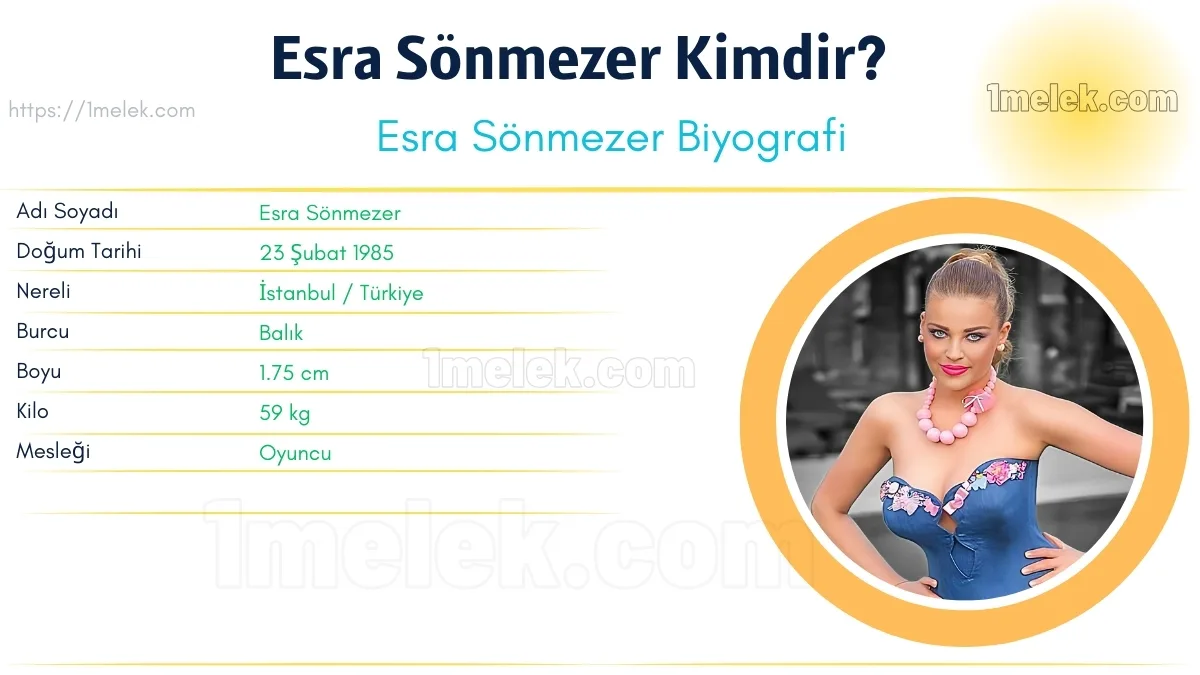 Esra Sönmezer – Kaç Kilo, Boyu Kaç, Nereli, Kaç Yaşında, Kimdir ?