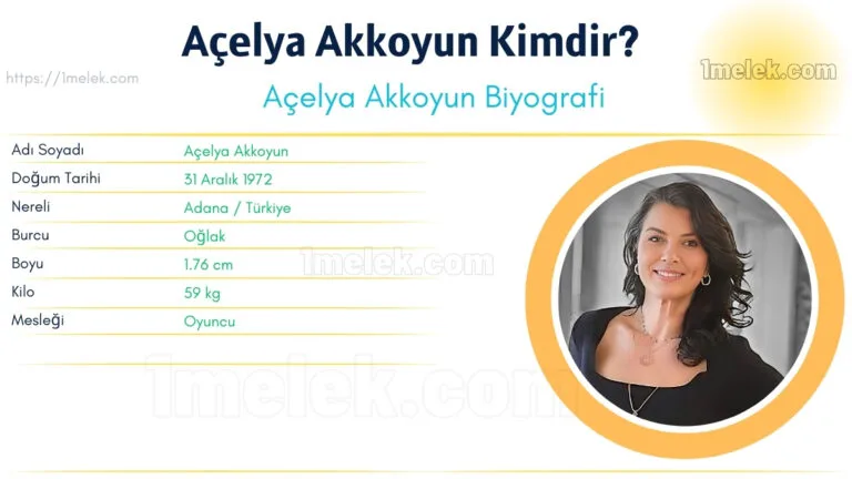 acelya akkoyun kac kilo boyu kac nereli kac yasinda esi kimdir