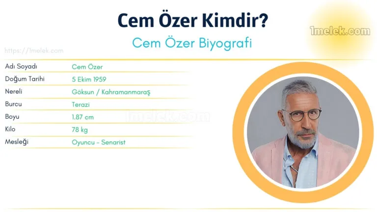 cem ozer kac kilo boyu kac nereli kac yasinda esi kimdir