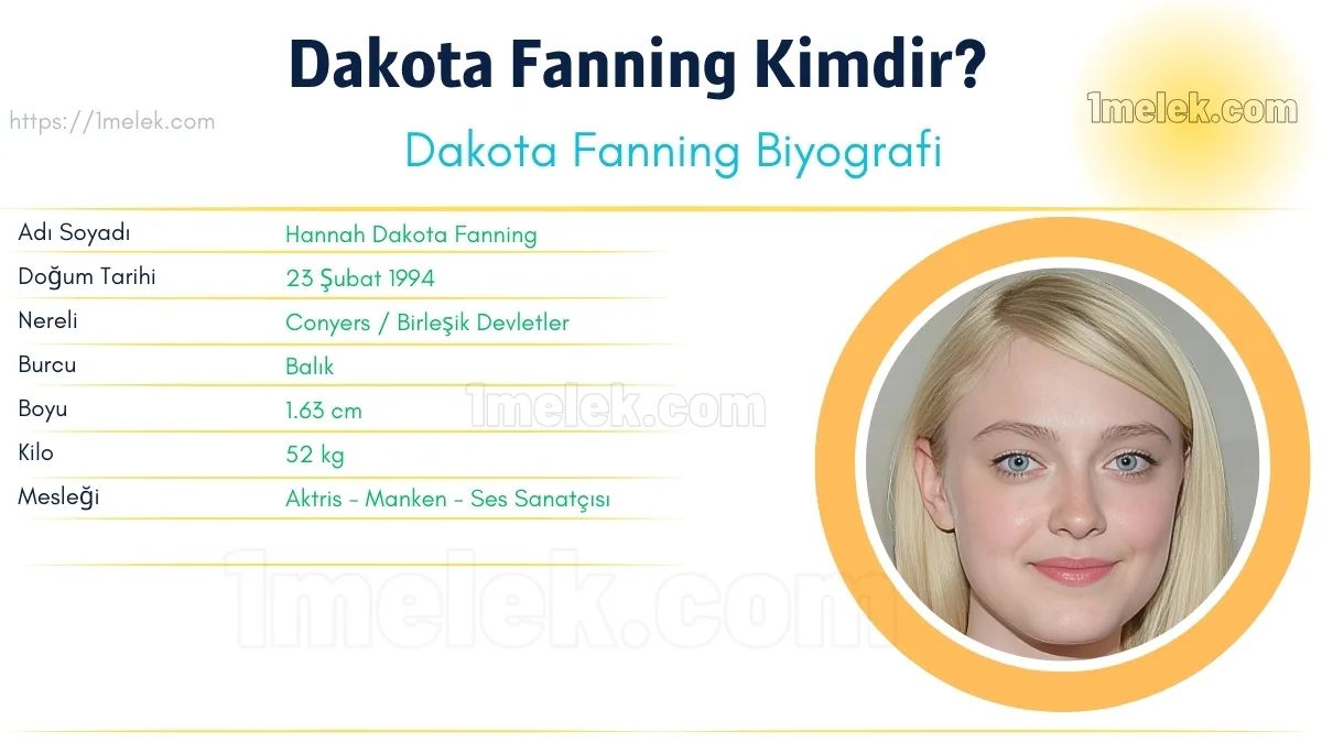 Dakota Fanning – Kaç Kilo, Boyu Kaç, Nereli, Kaç Yaşında, Kimdir ?