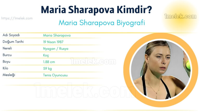 maria sharapova kac kilo boyu kac nereli kac yasinda esi kimdir