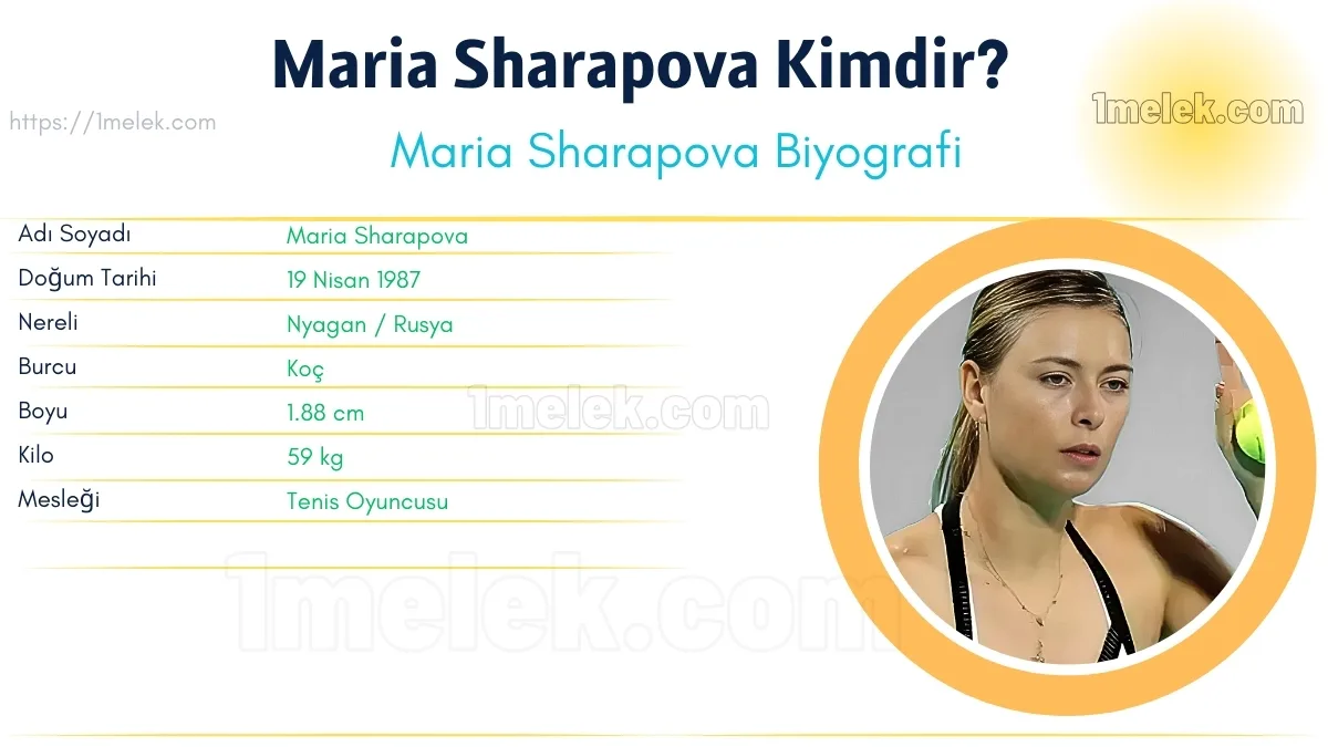 Maria Sharapova – Kaç Kilo, Boyu Kaç, Nereli, Kaç Yaşında, Kimdir ?