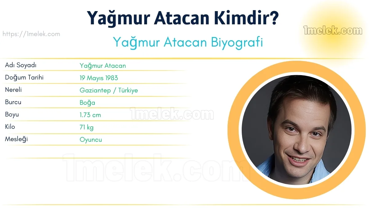 Yağmur Atacan – Kaç Kilo, Boyu Kaç, Nereli, Kaç Yaşında, Kimdir ?