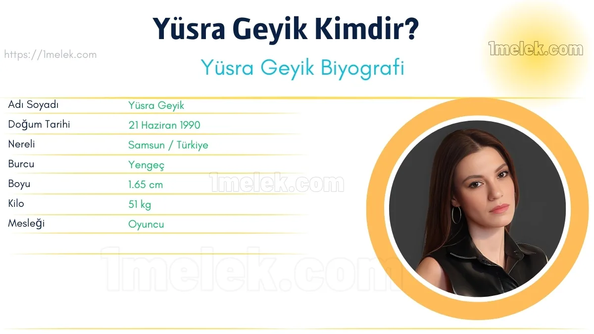 Yüsra Geyik – Kaç Kilo, Boyu Kaç, Nereli, Kaç Yaşında, Kimdir ?