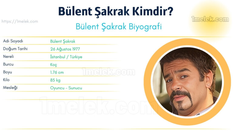 bulent sakrak kac kilo boyu kac nereli kac yasinda esi kimdir