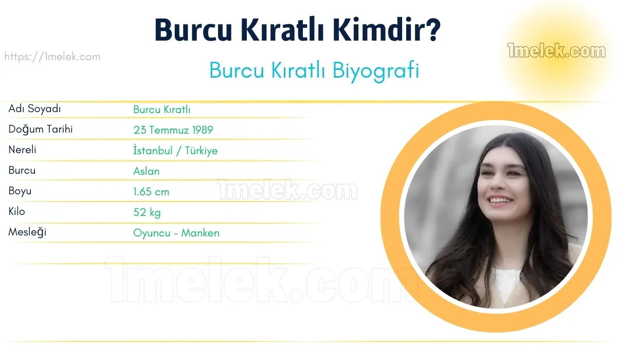 Burcu Kıratlı – Kaç Kilo, Boyu Kaç, Nereli, Kaç Yaşında, Kimdir ?