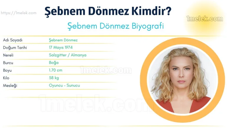 sebnem donmez kilo boyu kac nereli kac yasinda esi kimdir