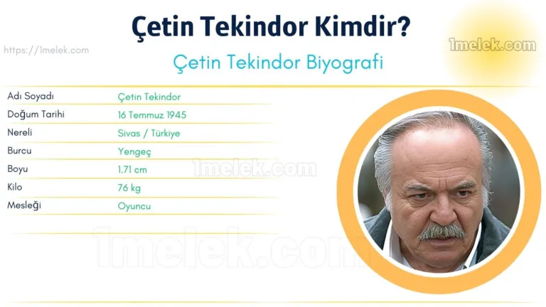 cetin tekindor kac kilo boyu kac nereli kac yasinda esi kimdir