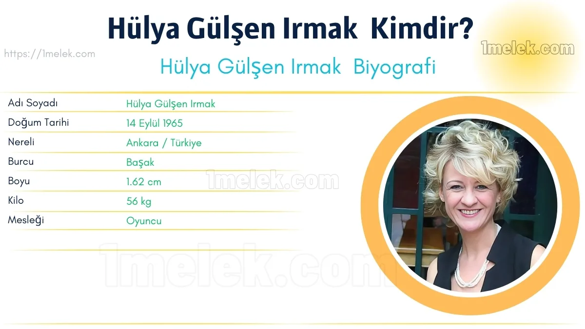 Hülya Gülşen Irmak – Kaç Kilo, Boyu Kaç, Nereli, Kaç Yaşında, Kimdir ?