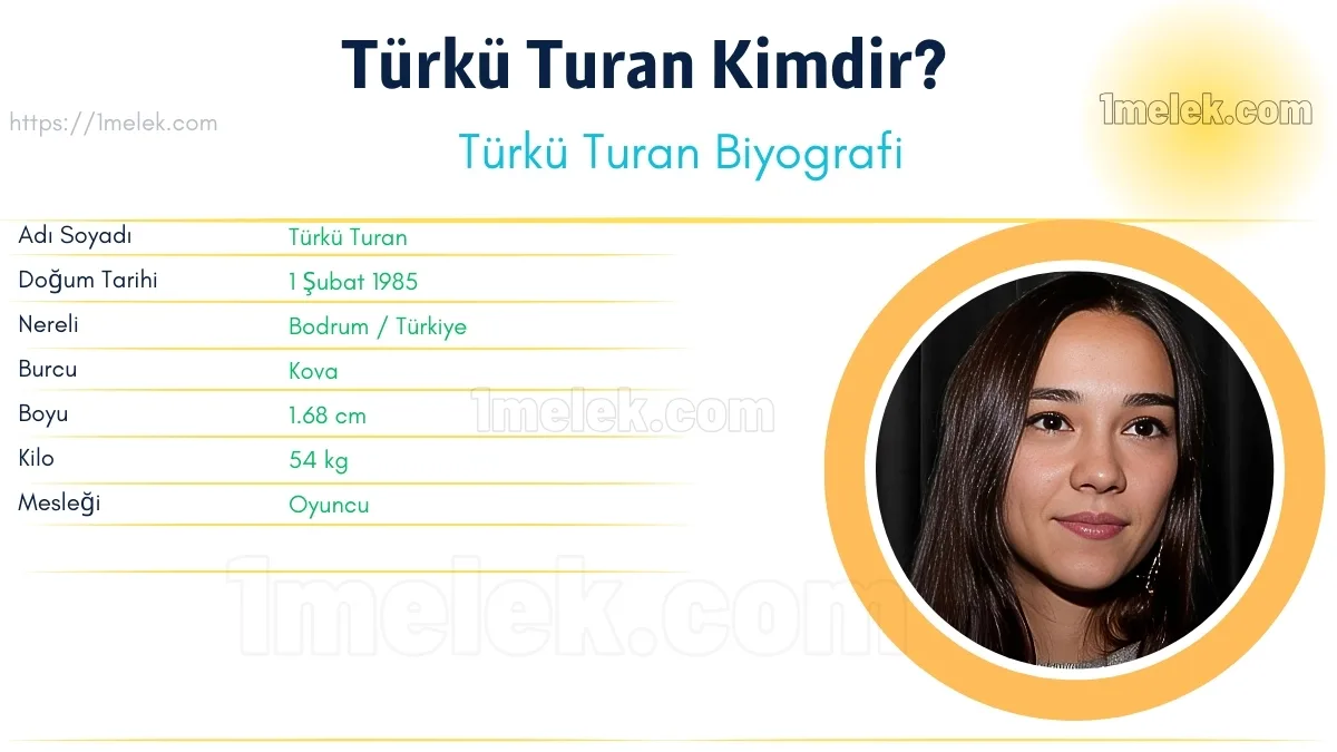 Türkü Turan – Kaç Kilo, Boyu Kaç, Nereli, Kaç Yaşında, Kimdir ?