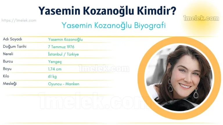 yasemin kozanoglu kac kilo boyu kac nereli kac yasinda esi kimdir