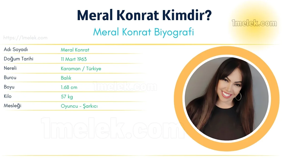 Meral Konrat – Kaç Kilo, Boyu Kaç, Nereli, Kaç Yaşında, Kimdir ?