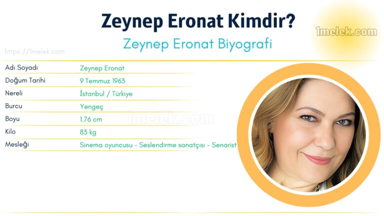 zeynep eronat kac kilo boyu kac nereli kac yasinda esi kimdir