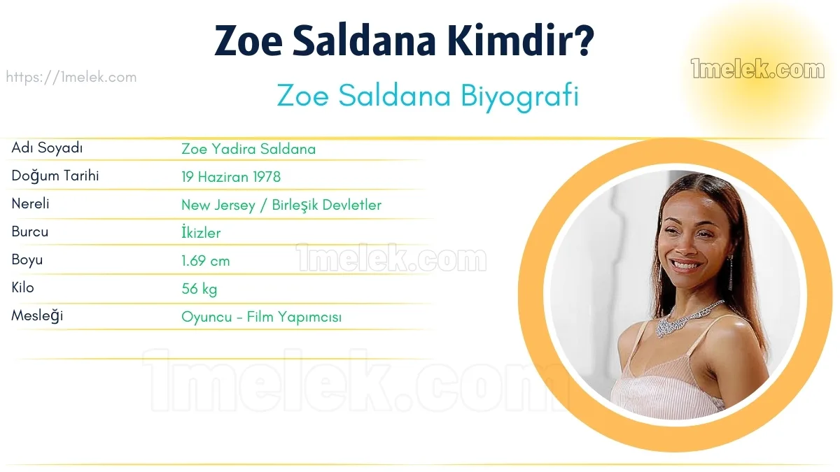 Zoe Saldana – Kaç Kilo, Boyu Kaç, Nereli, Kaç Yaşında, Kimdir ?