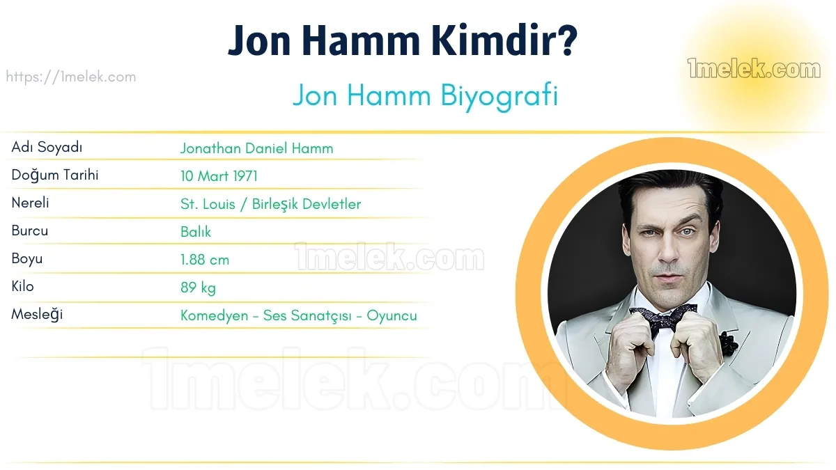 Jon Hamm – Kaç Kilo, Boyu Kaç, Nereli, Kaç Yaşında, Kimdir ?