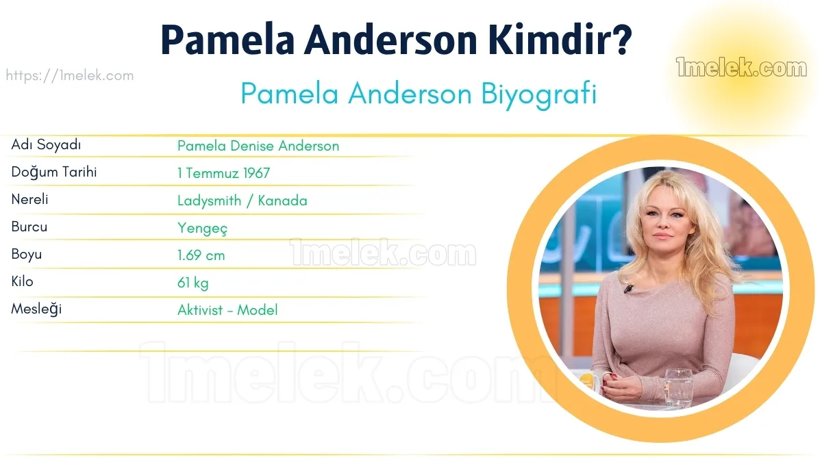 Pamela Anderson – Kaç Kilo, Boyu Kaç, Nereli, Kaç Yaşında, Kimdir ?