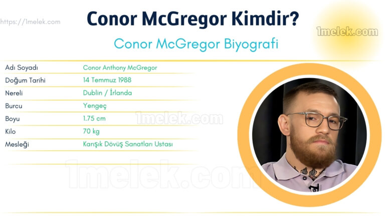 conor mcgregor kac kilo boyu kac nereli kac yasinda esi kimdir Kopyası