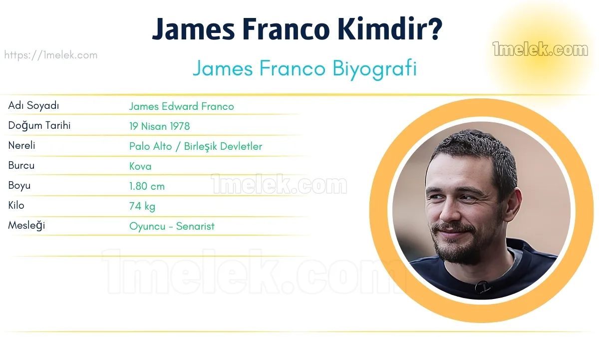 James Franco – Kaç Kilo, Boyu Kaç, Nereli, Kaç Yaşında, Kimdir ?