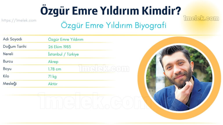 ozgur emre yildirim kac kilo boyu kac nereli kac yasinda esi kimdir