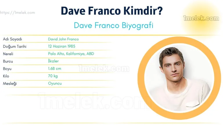 dave franco kac kilo boyu kac nereli kac yasinda esi kimdir Kopyası