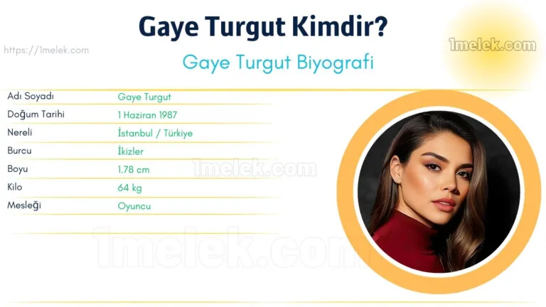 gaye turgut kac kilo boyu kac nereli kac yasinda esi kimdir