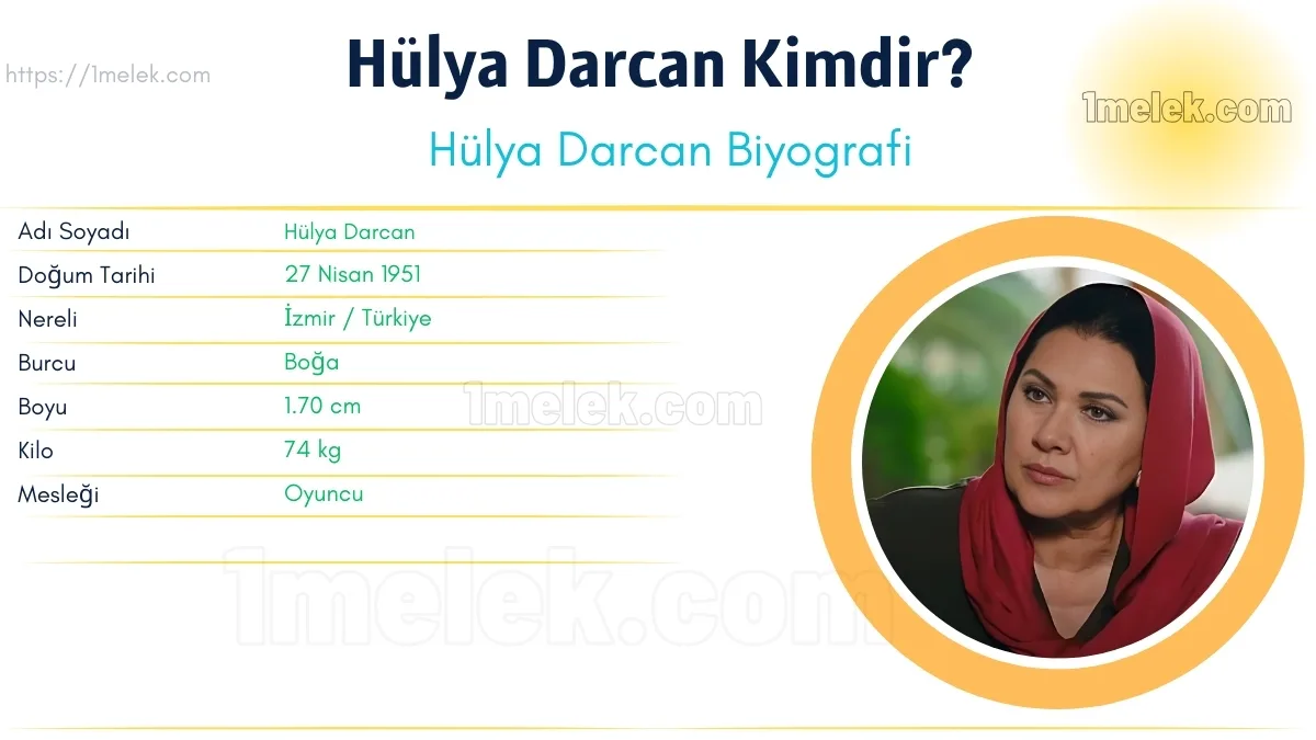 Hülya Darcan – Kaç Kilo, Boyu Kaç, Nereli, Kaç Yaşında, Kimdir ?