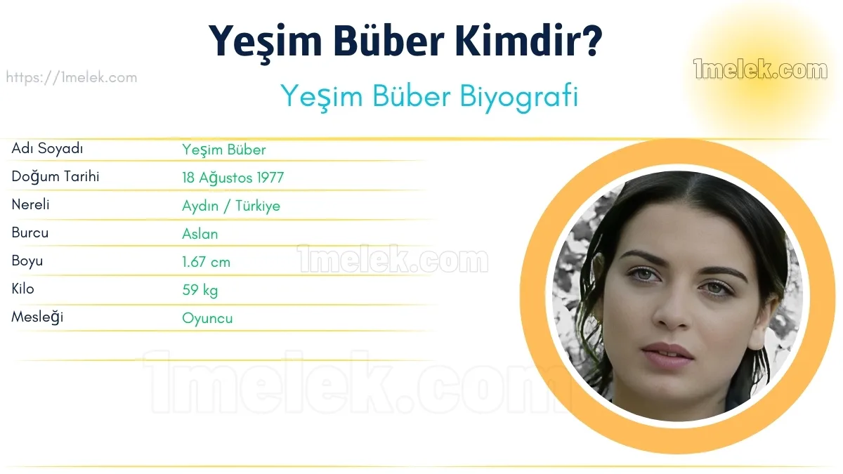 Yeşim Büber – Kaç Kilo, Boyu Kaç, Nereli, Kaç Yaşında, Kimdir ?