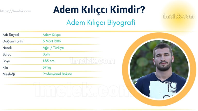 adem kilicci kac kilo boyu kac nereli kac yasinda esi kimdir Kopyası