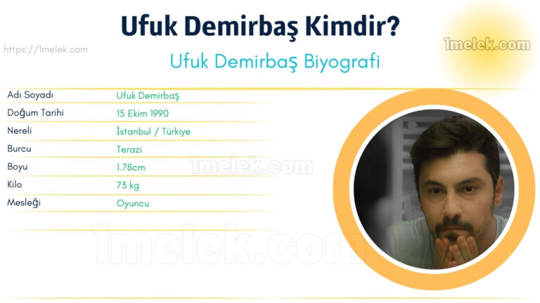 ufuk demirbas kac kilo boyu kac nereli kac yasinda esi kimdir