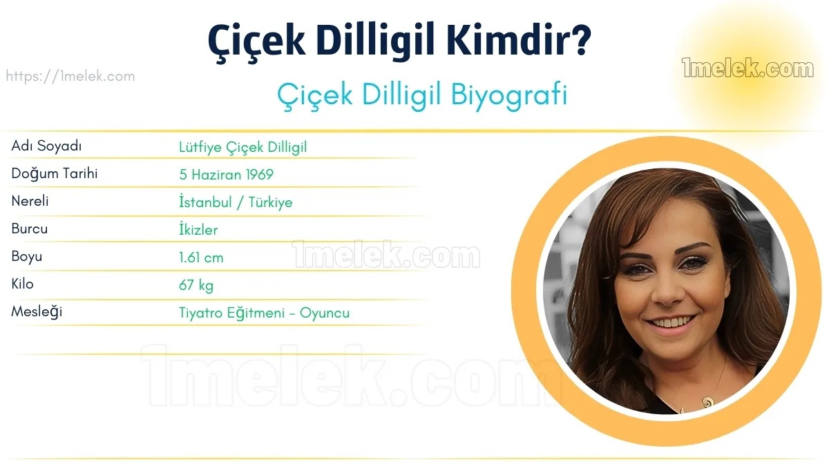 cicek dilligil kac kilo boyu kac nereli kac yasinda esi kimdir