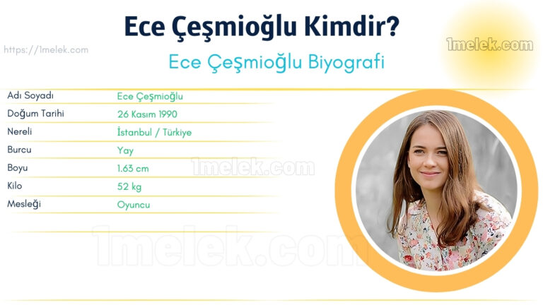 ece cesmioglu kac kilo boyu kac nereli kac yasinda esi kimdir